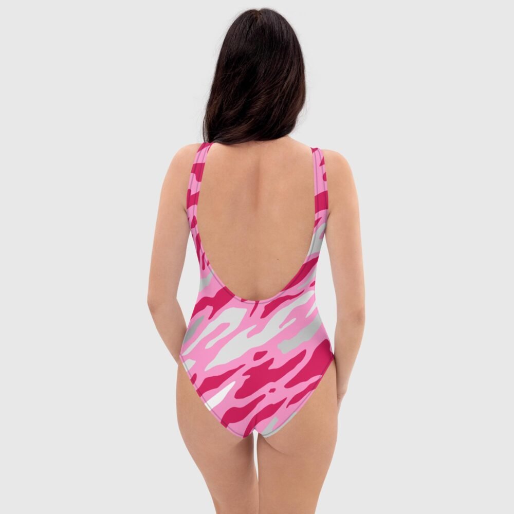 all over print one piece swimsuit white back 6570510372665