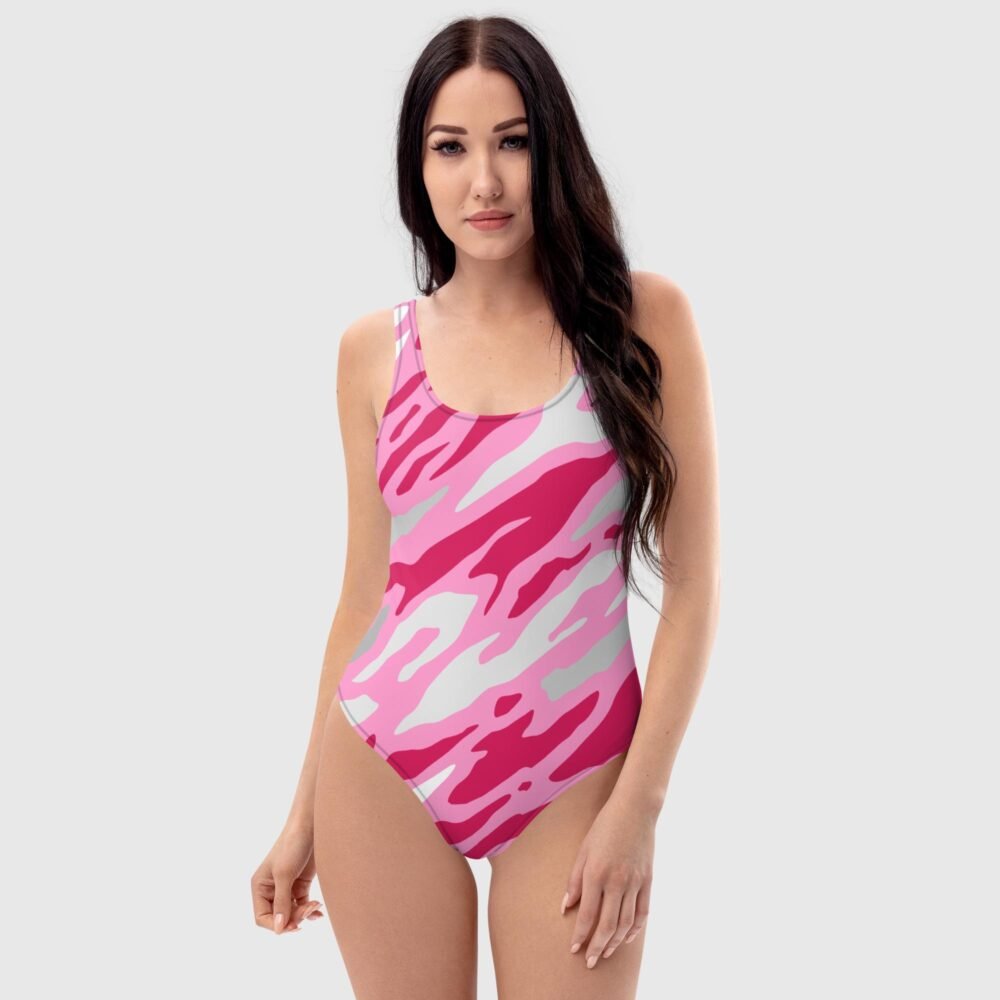 all over print one piece swimsuit white front 6570510371acc