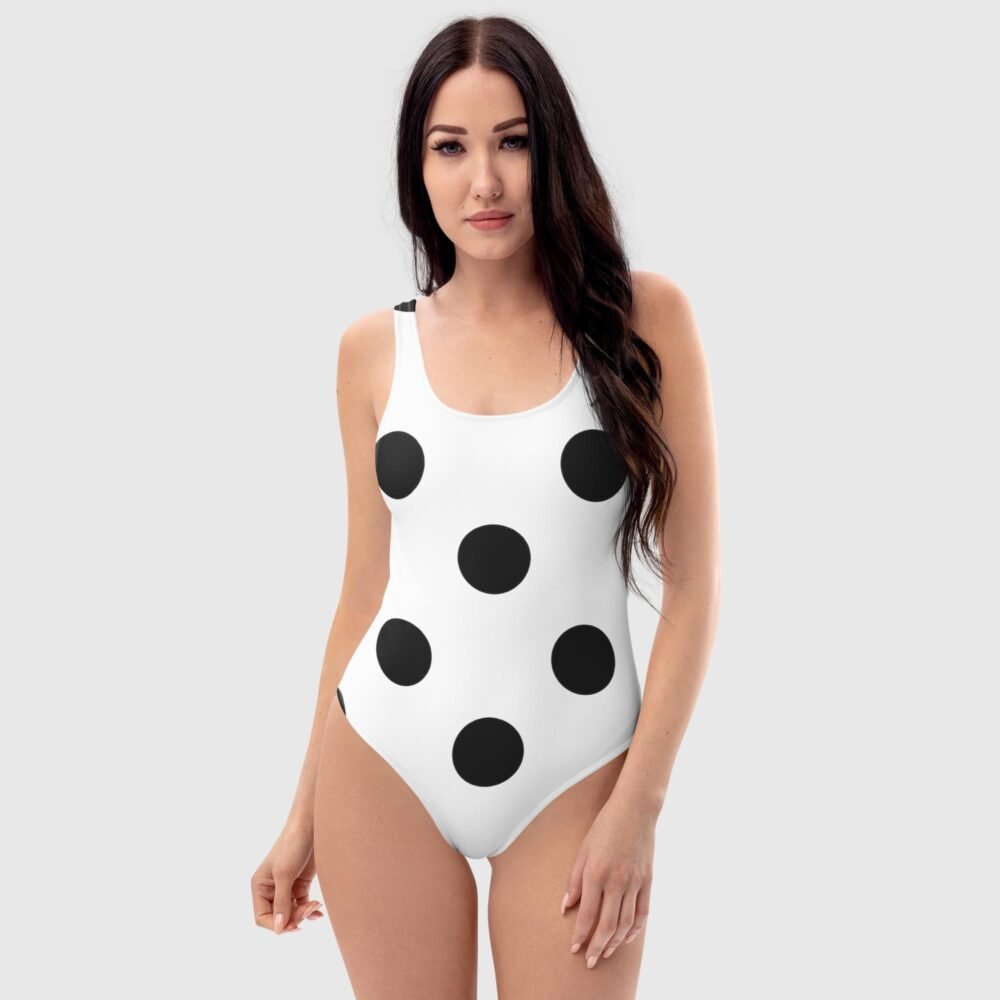 all over print one piece swimsuit white front 6570668372fcd