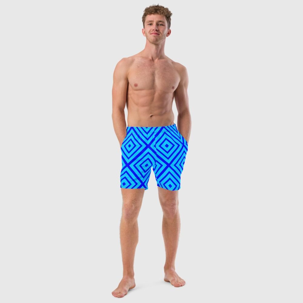 all over print recycled swim trunks white front 657176c2b9c71