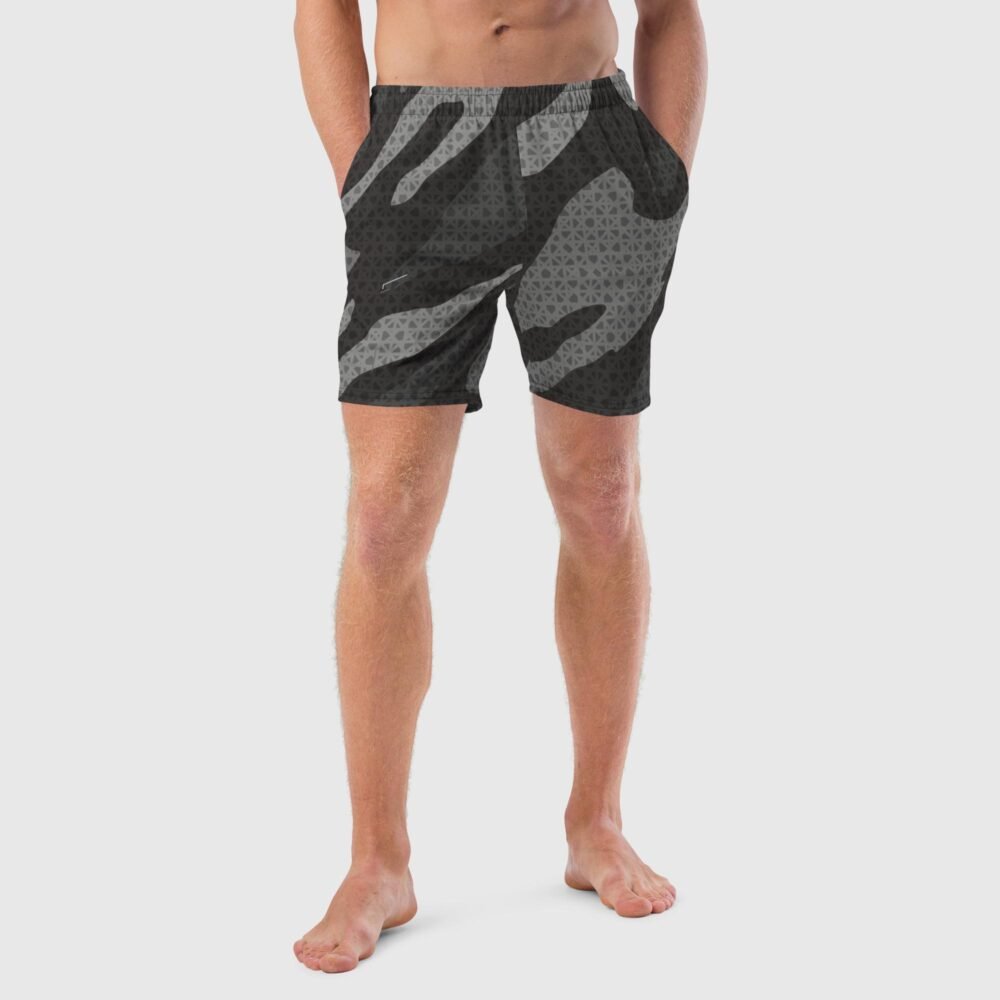 all over print recycled swim trunks white front 657177aded060