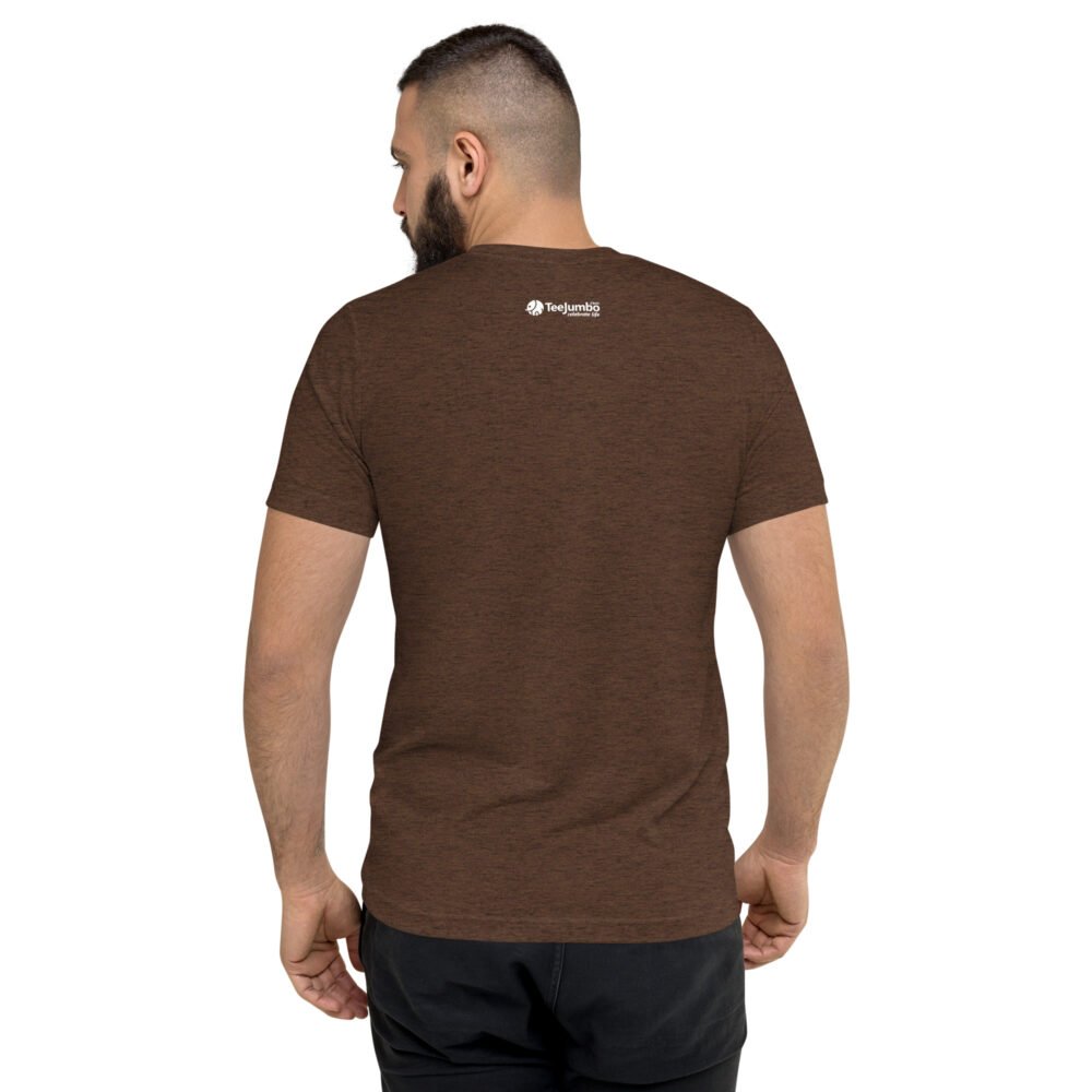 unisex tri blend t shirt brown triblend back 6597c464be84f