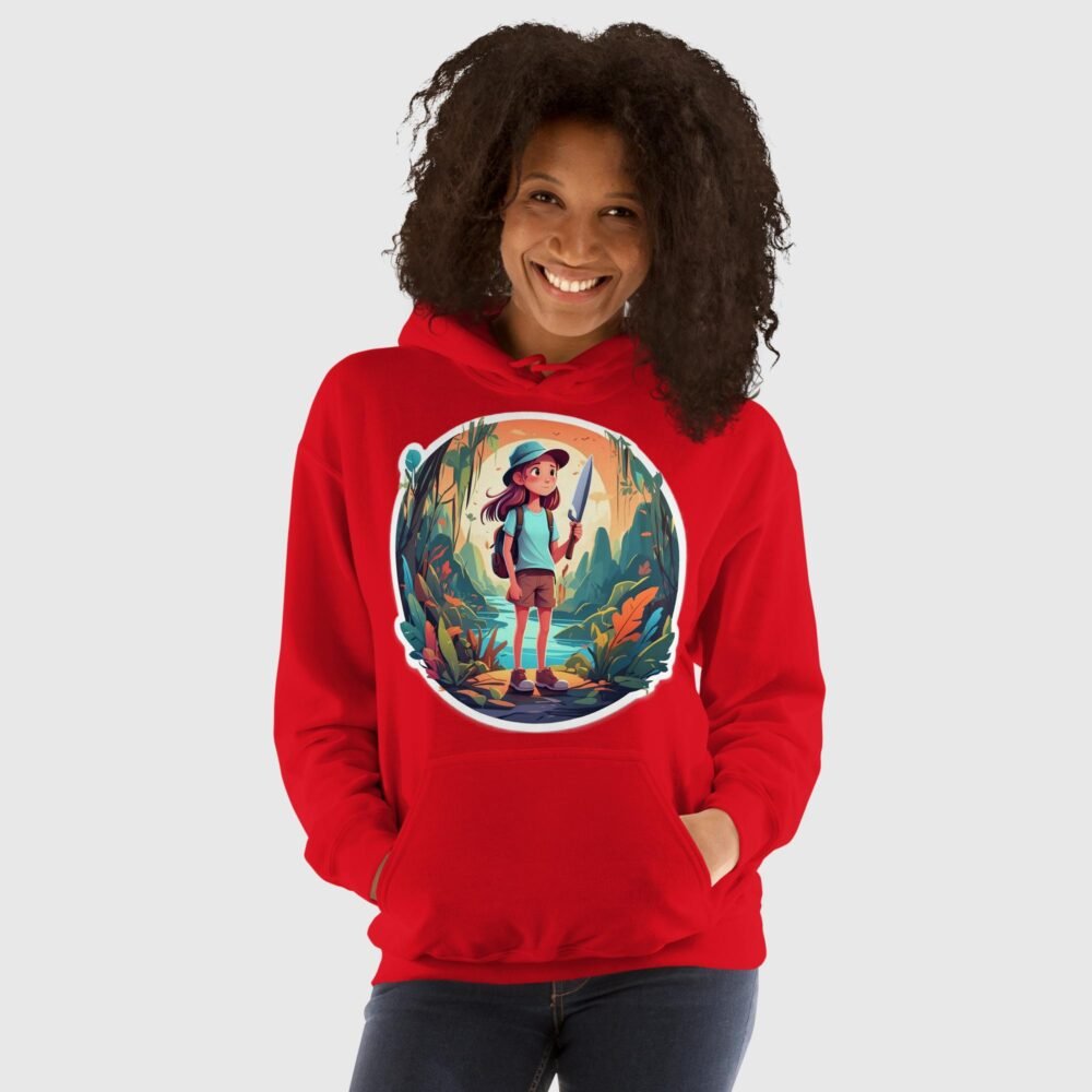 unisex heavy blend hoodie red front 65bcafb50c3b3