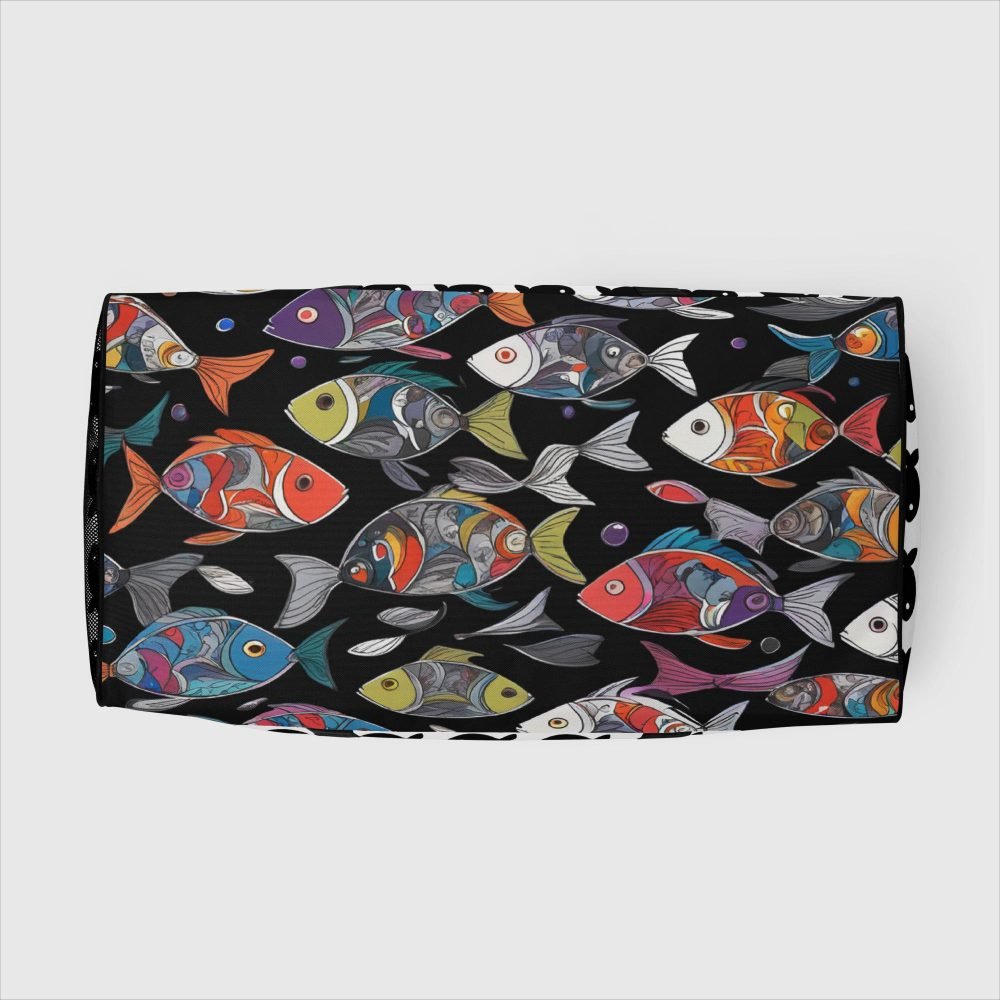 all over print duffle bag white bottom 65ffd1bbb0d1c