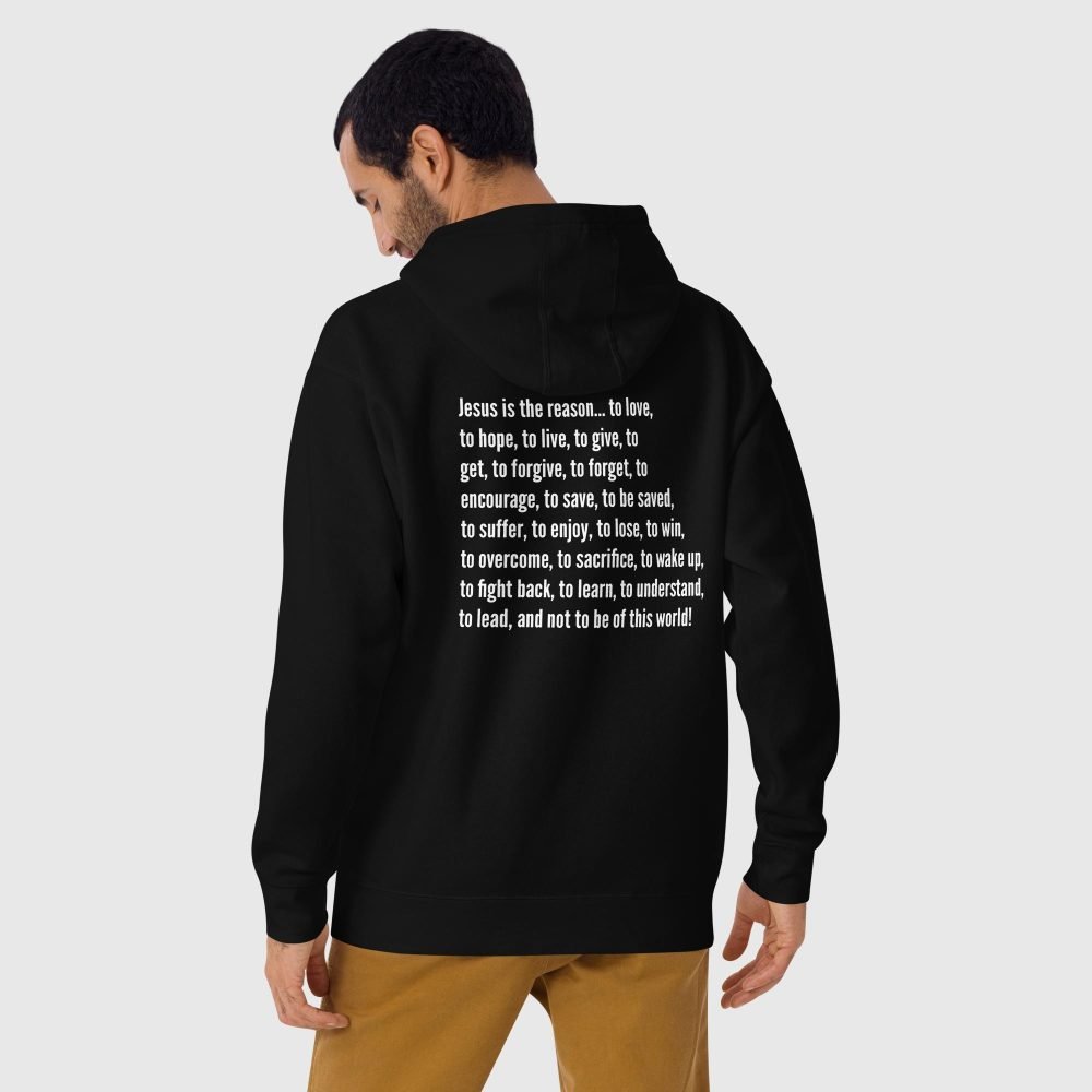 unisex premium hoodie black back 65e57148a010d