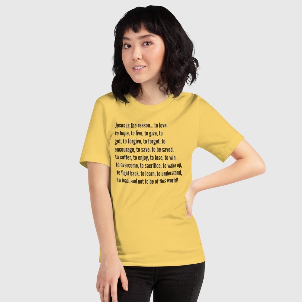 unisex staple t shirt yellow front 65e56c861b056